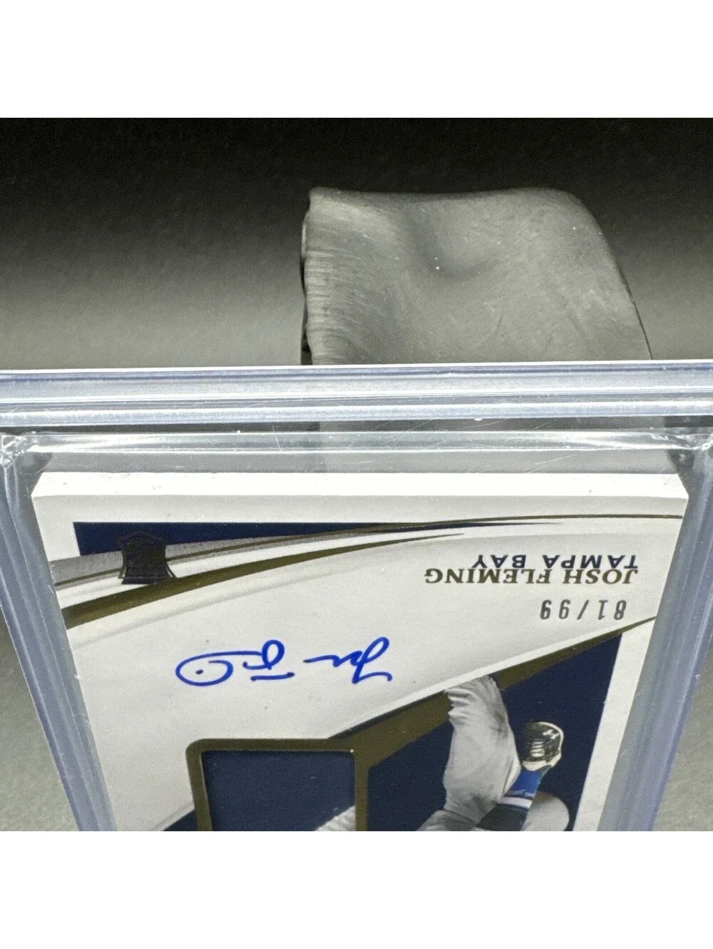 Josh Fleming Immaculate Collection No. 151 - 2021 Panini - Auto & Swatch 81/99